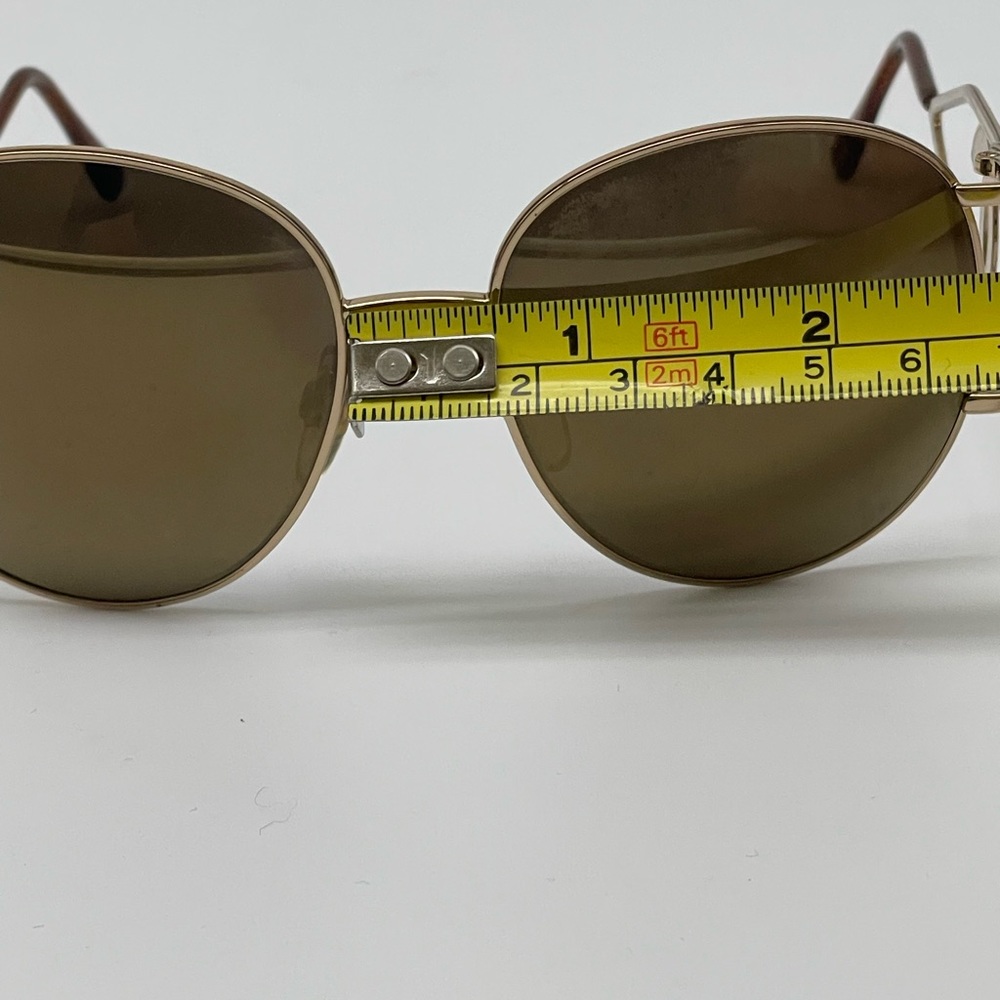 Chanel Vintage Miller 05258 Sunglasses Gold Mirror 90’s Italy Case Case Rare See - Picture 14 of 16